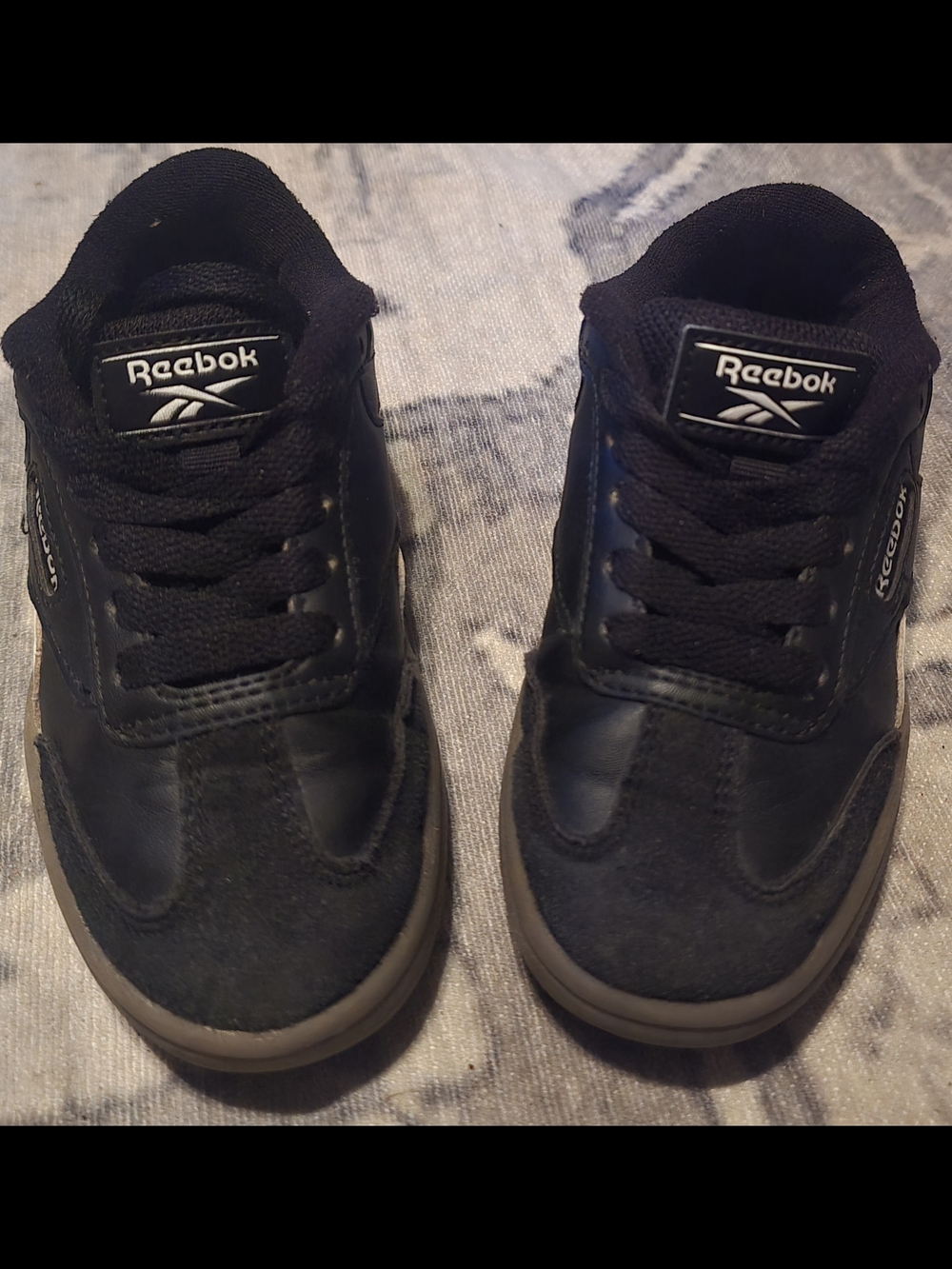 Reebok Toddlers Black Low-Top Sneakers